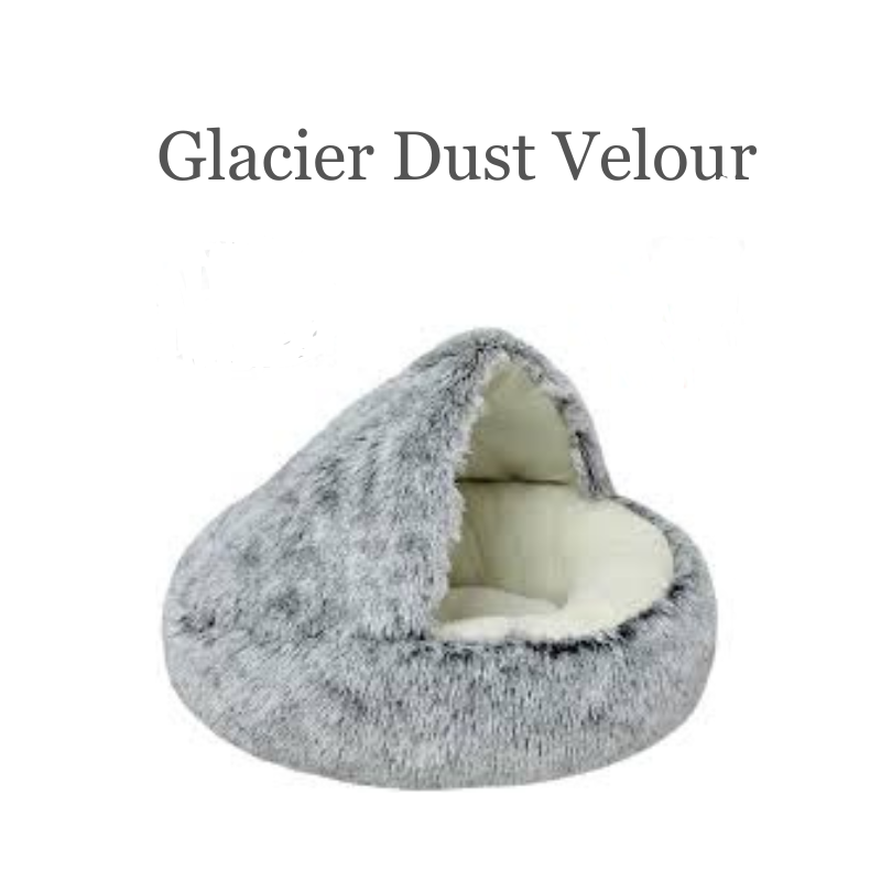 The LillyGreen Hideaway™ Covered Nest – Plush Faux Fur Retreat for Small Pets