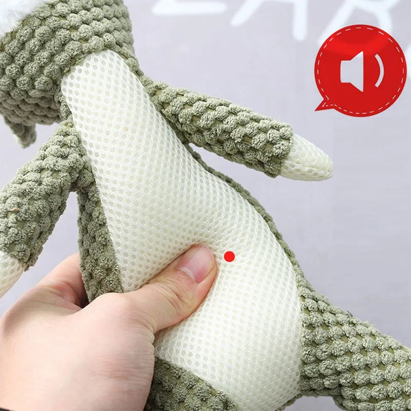 The LillyGreen JungleJoy™ Plush Trio - Soft chew Toys for Playful Pups