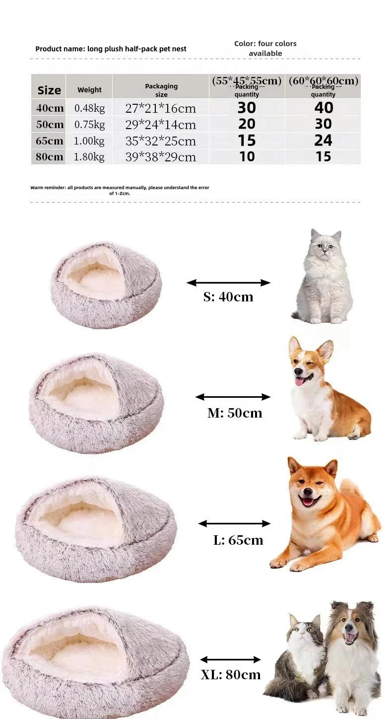 The LillyGreen Hideaway™ Covered Nest – Plush Faux Fur Retreat for Small Pets