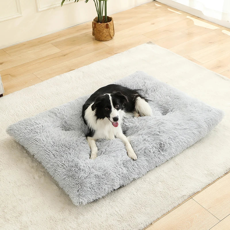 The LillyGreen CloudMat™ – Faux Fur Flat Bed for Small Dogs & Cats