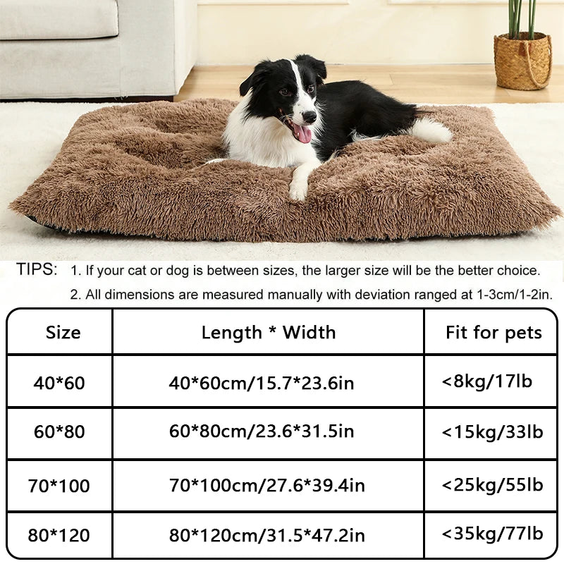 The LillyGreen CloudMat™ – Faux Fur Flat Bed for Small Dogs & Cats