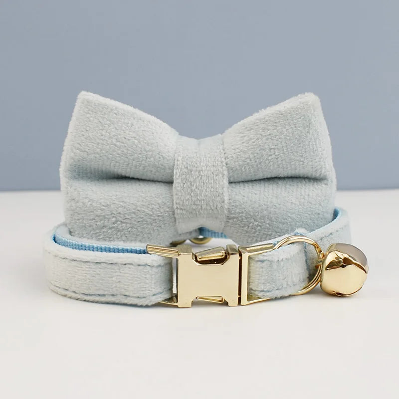 The LillyGreen BowBelle™ Collar with Bow Tie and Bell - The Winter Luxe Range