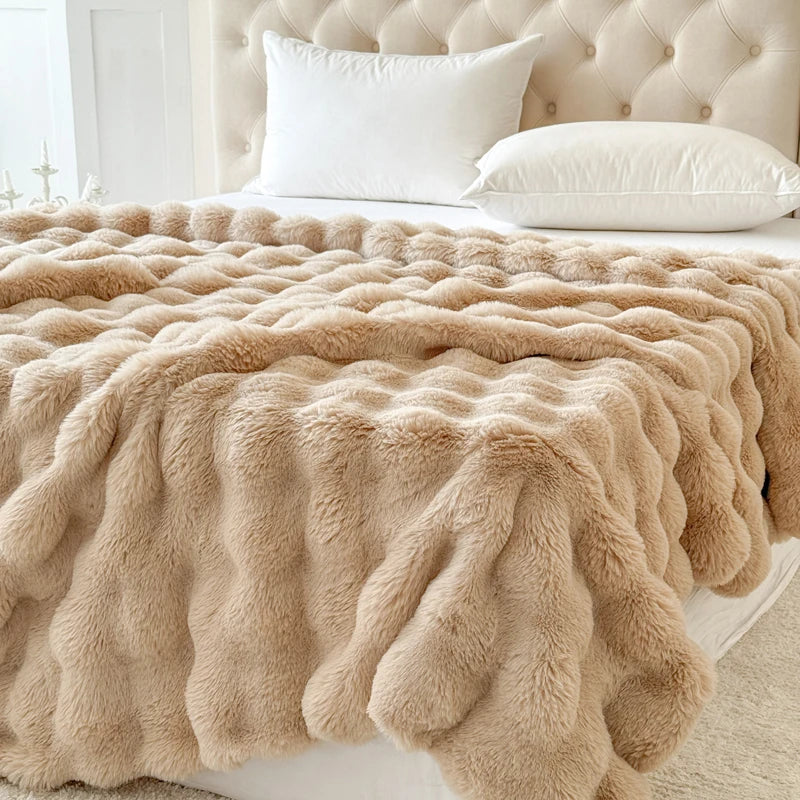 The LillyGreen LuxWave™ Pet Blanket - Ultra-Soft throw designed to elevate cozy moments