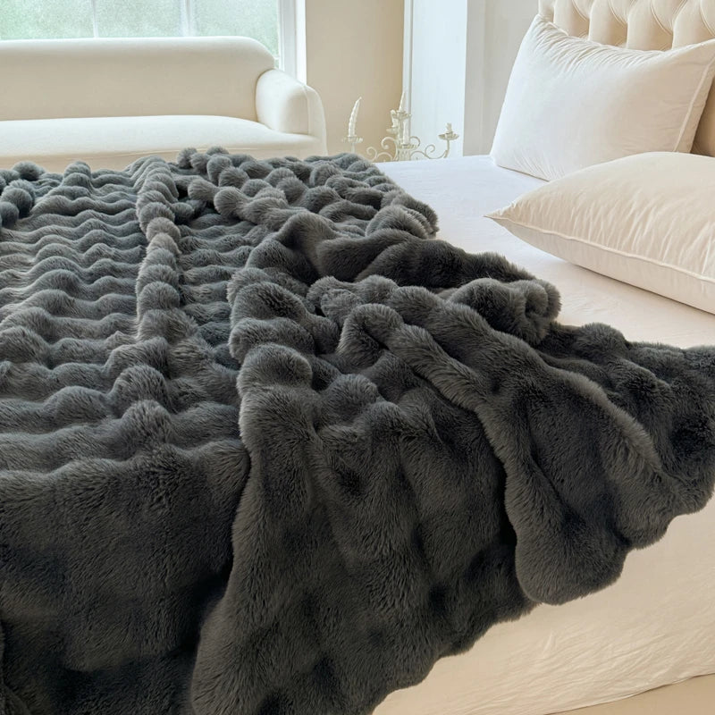 The LillyGreen LuxWave™ Pet Blanket - Ultra-Soft throw designed to elevate cozy moments