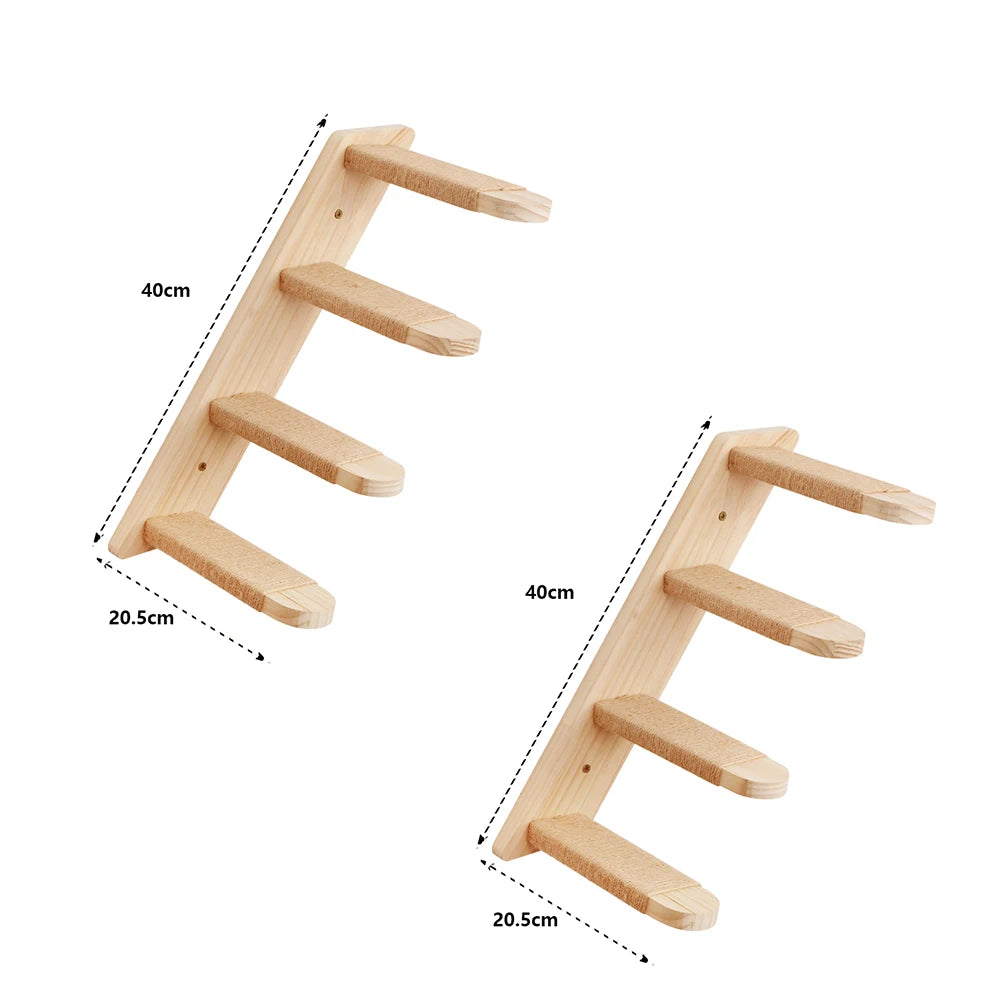 The LillyGreen SkyWalk™ Cat Wall System - Where style meets your furry adventurer