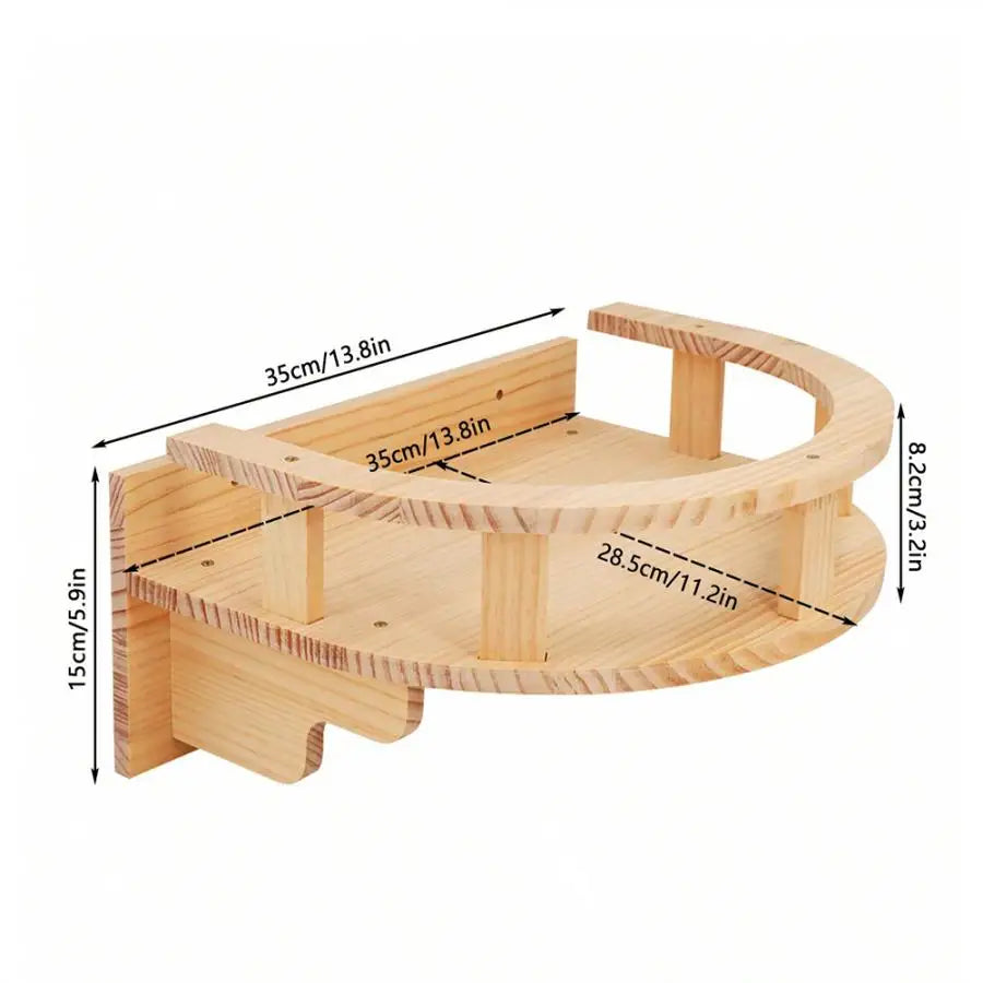 The LillyGreen SkyWalk™ Cat Wall System - Where style meets your furry adventurer
