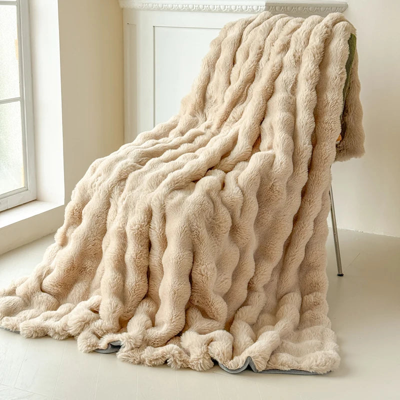 The LillyGreen LuxWave™ Pet Blanket - Ultra-Soft throw designed to elevate cozy moments