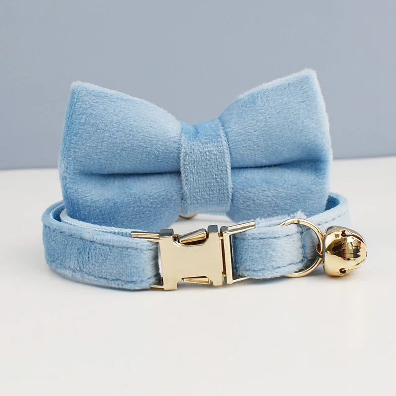 The LillyGreen BowBelle™ Collar with Bow Tie and Bell - The Winter Luxe Range