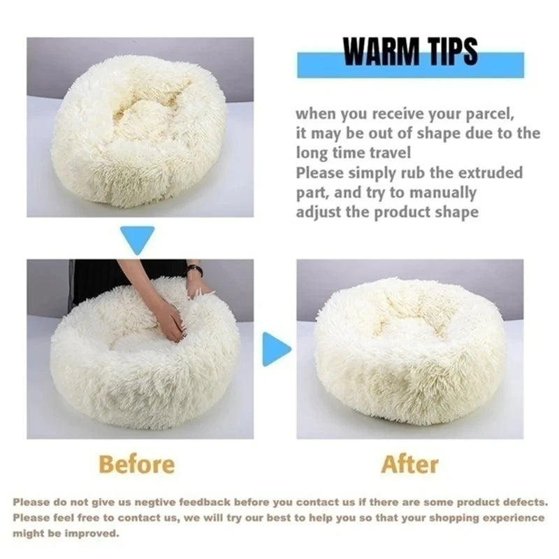 The LillyGreen PuffNest™ Calming Pet Bed