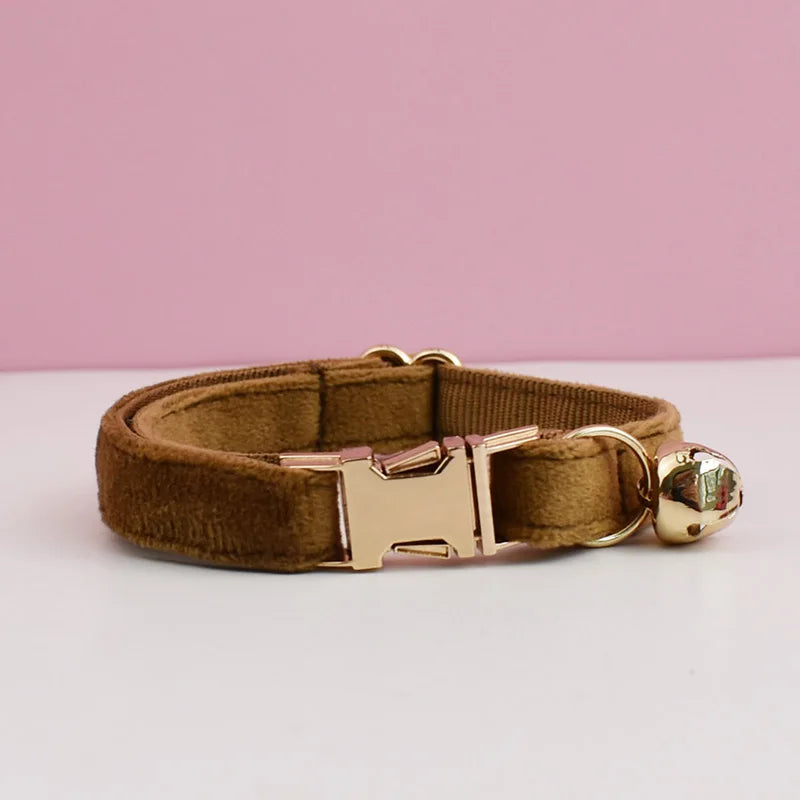 The LillyGreen BowBelle™ Collar with Bow Tie and Bell - The Rosé Luxe Range