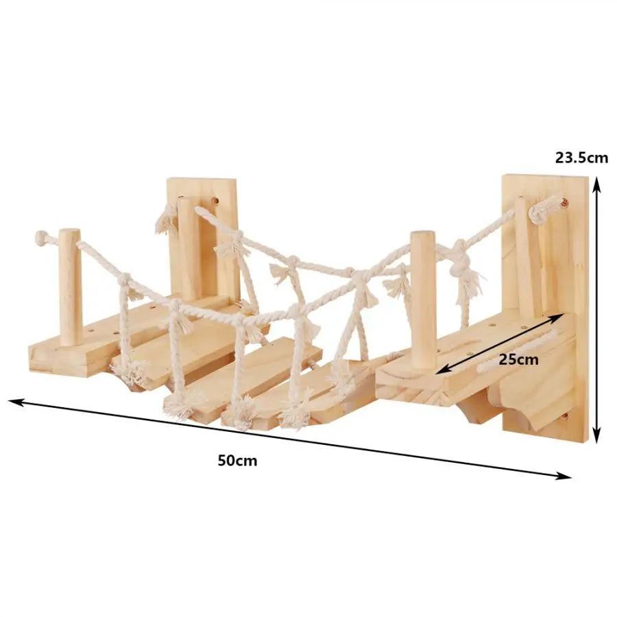 The LillyGreen SkyWalk™ Cat Wall System - Where style meets your furry adventurer