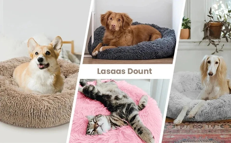 The LillyGreen PuffNest™ Calming Pet Bed