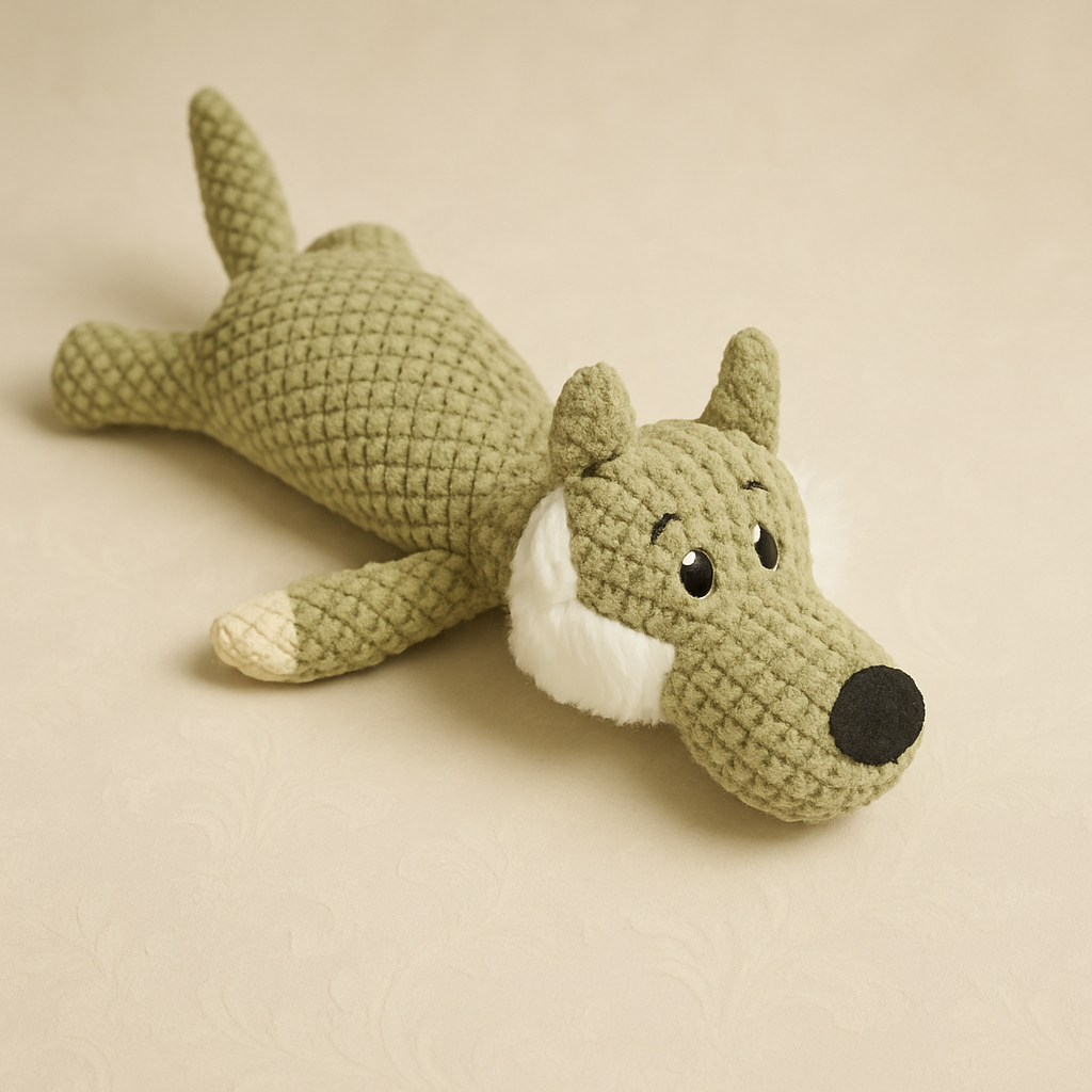 The LillyGreen JungleJoy™ Plush Trio - Soft chew Toys for Playful Pups