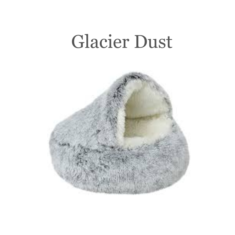 The LillyGreen Hideaway™ Covered Nest – Plush Faux Fur Retreat for Small Pets