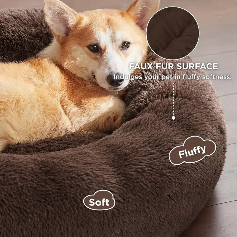 The LillyGreen PuffNest™ Calming Pet Bed
