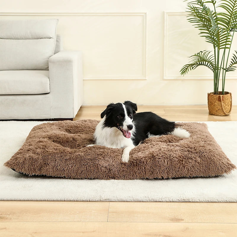 The LillyGreen CloudMat™ – Faux Fur Flat Bed for Small Dogs & Cats