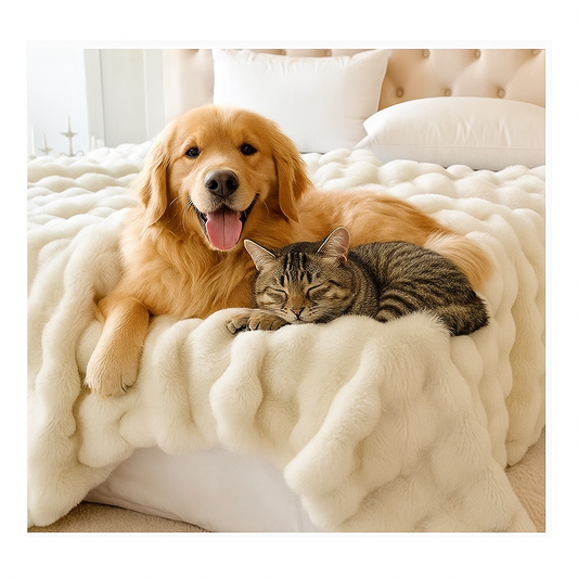 The LillyGreen LuxWave™ Pet Blanket - Ultra-Soft throw designed to elevate cozy moments