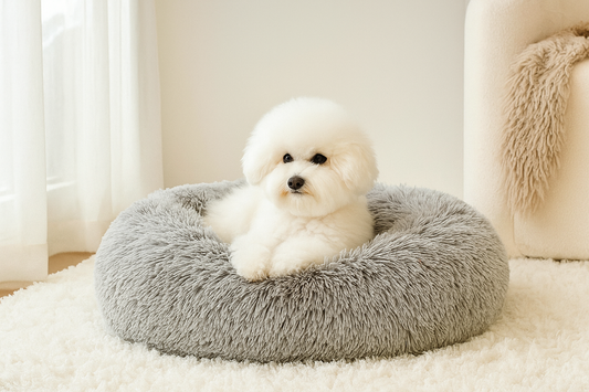 The LillyGreen PuffNest™ Calming Pet Bed